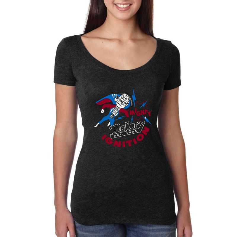 Mallory Mighty Ignition Women's Triblend Scoop T-shirt by ambrisilva | Artistshot