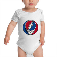 Color Dead Blue And Red Are Grateful Baby Bodysuit | Artistshot