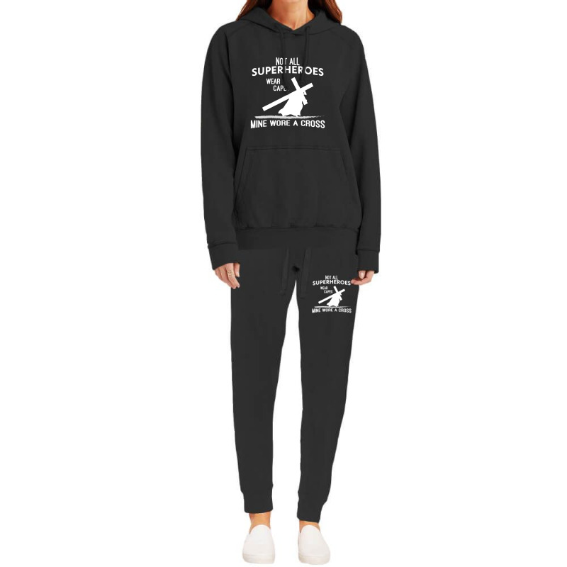 Jesus Chris Christian Gift Idea For Christians Hoodie & Jogger Set | Artistshot