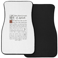 Holy Hand Grenade Script Holy Grail Front Car Mat | Artistshot