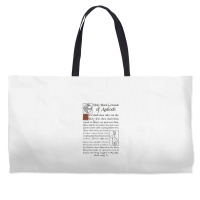 Holy Hand Grenade Script Holy Grail Weekender Totes | Artistshot