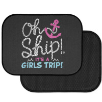 Oh Ship It's A Girlstrip   Oh Ship Cruise Tank Top Rear Car Mat | Artistshot