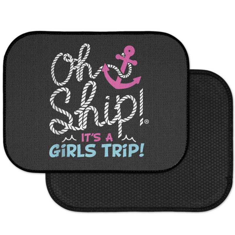 Oh Ship It's A Girlstrip   Oh Ship Cruise Tank Top Rear Car Mat | Artistshot