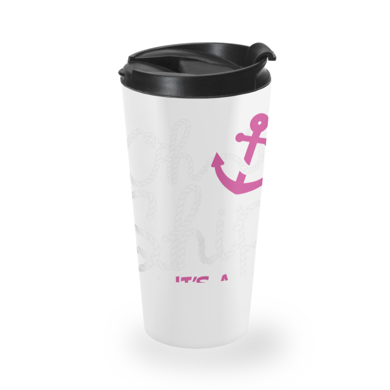 Oh Ship It's A Girlstrip   Oh Ship Cruise Tank Top Travel Mug | Artistshot