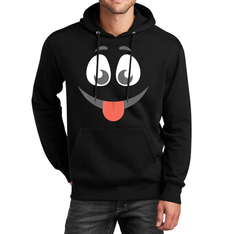 Halloween Tongue Out Emoticon Face Group Costume Unisex Hoodie by cm-arts | Artistshot