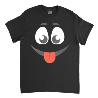 Halloween Tongue Out Emoticon Face Group Costume Classic T-shirt | Artistshot