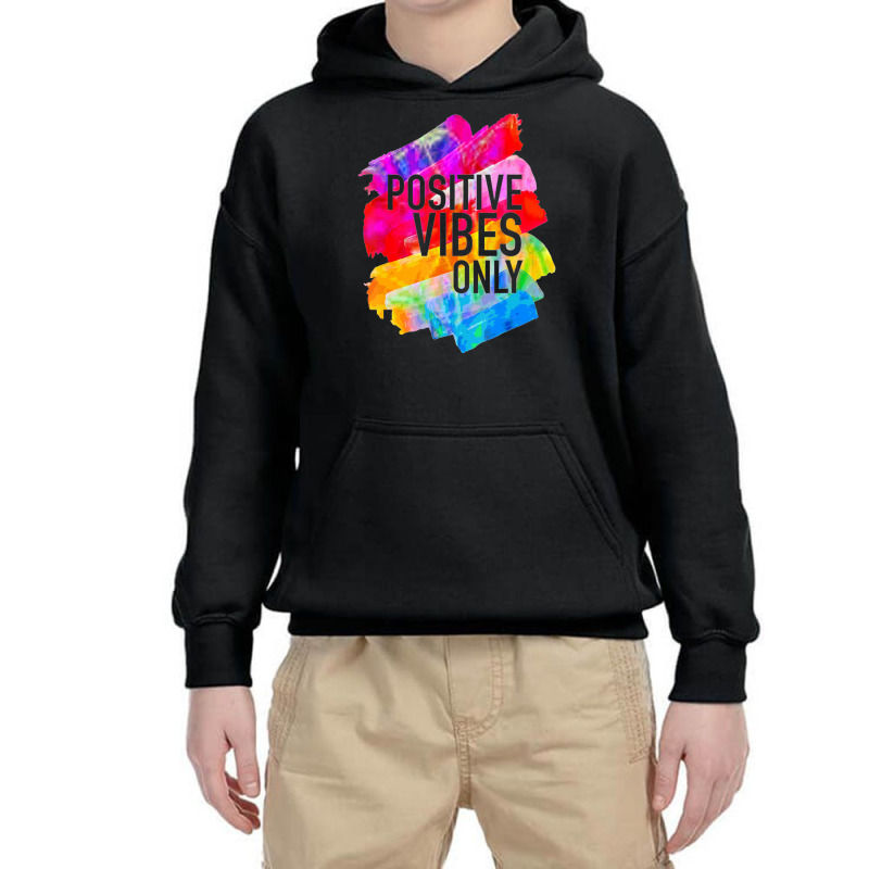 Positive Vibes -t-s -inspirational Youth Hoodie | Artistshot