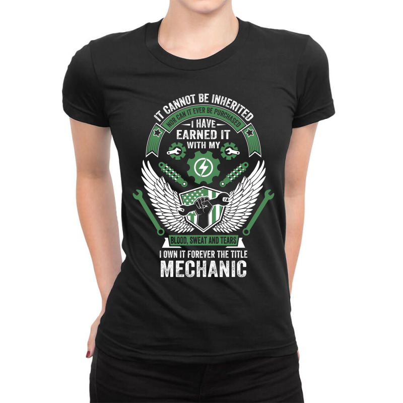 I Own It Forever The Title Mechanic Ladies Fitted T-Shirt by tshiart | Artistshot