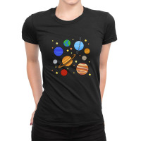 Solar System Ladies Fitted T-shirt | Artistshot