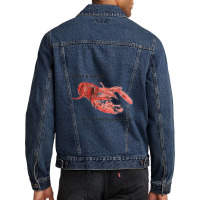 Harryâ€™s Home Delivered Lobsters Ask Ronna Men Denim Jacket | Artistshot