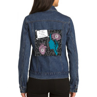 Discerning Ladies Denim Jacket | Artistshot