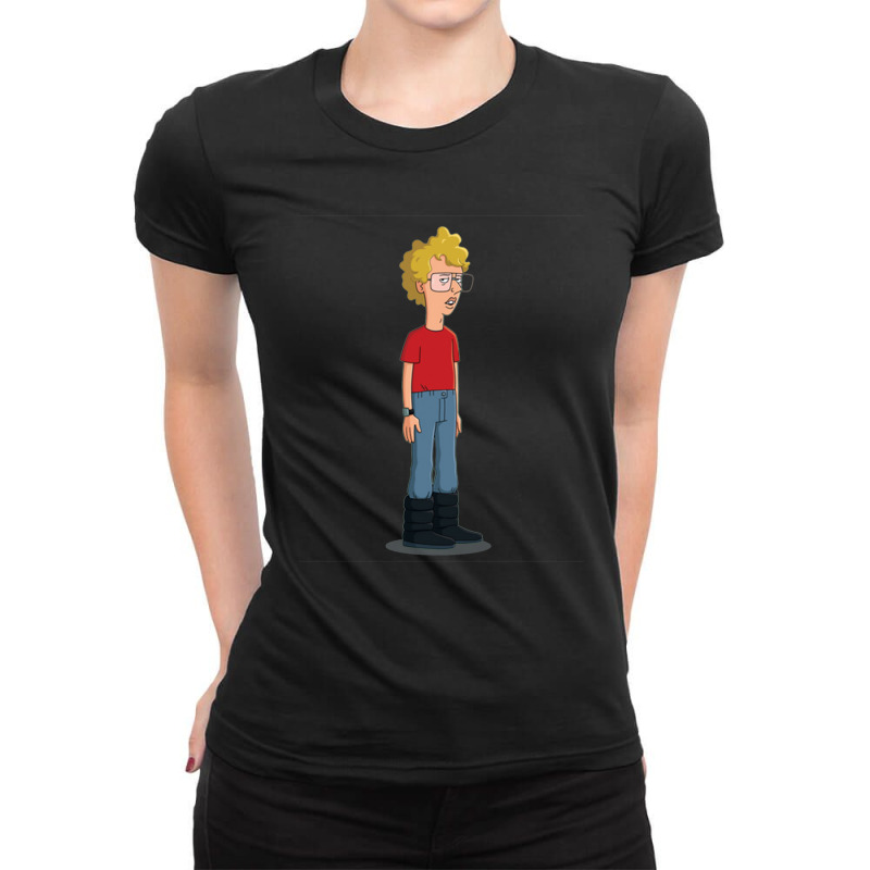 Napoleon Dynamite Cartoon Ladies Fitted T-Shirt by cm-arts | Artistshot