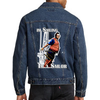 Im Sailing Men Denim Jacket | Artistshot