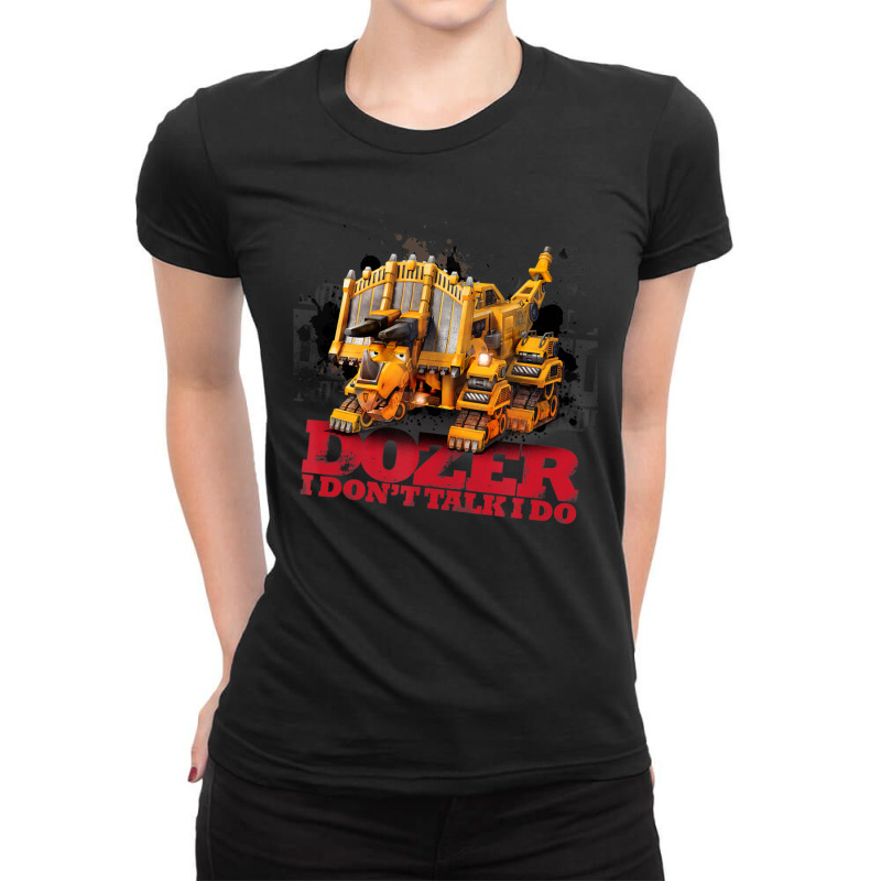 Dinotrux Dozer Ladies Fitted T-Shirt by BuiDoc | Artistshot