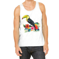 Toucan Exotic Birds Tropical Flowers Leaf Bird Of Paradise Sweatshirt Tank Top | Artistshot