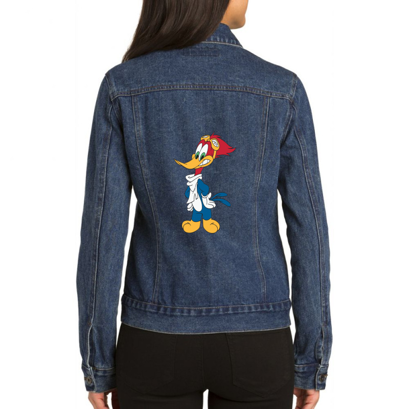 Woody Woodpecker Ladies Denim Jacket by Loregabriel | Artistshot