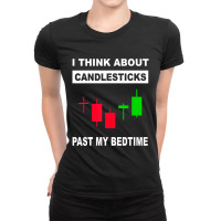 Stock Market Stock Trading Candlestick Ladies Fitted T-shirt | Artistshot