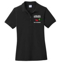 Stock Market Stock Trading Candlestick Ladies Polo Shirt | Artistshot