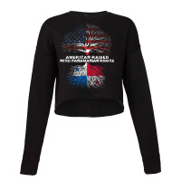 American Raised With Panamanian Roots Panama Cropped Sweater | Artistshot