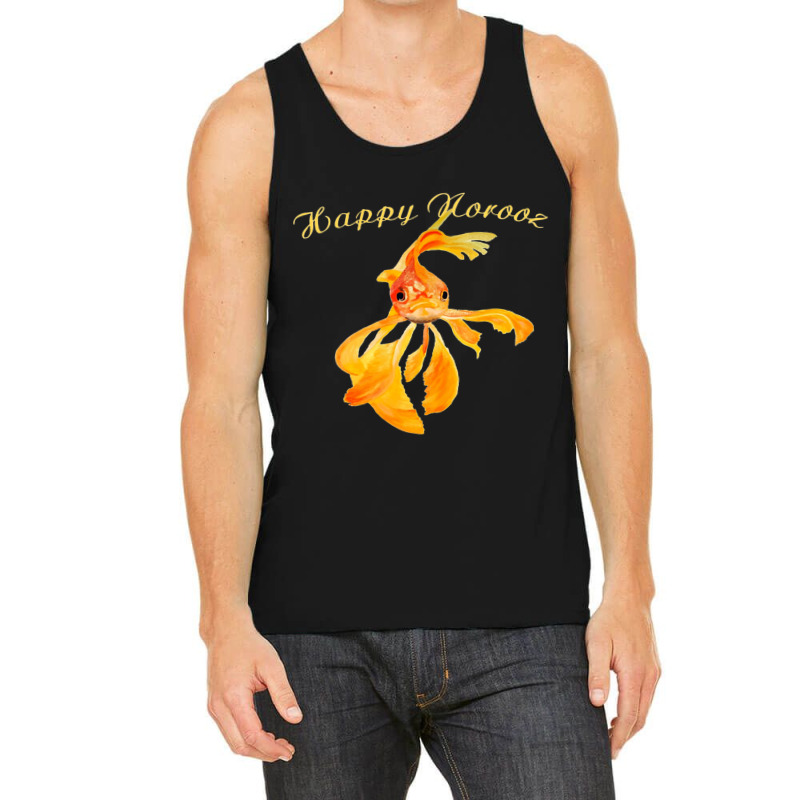 Happy Norooz Persian New Year Goldfish Isolated Tank Top by DHEERAJGOODWIN | Artistshot