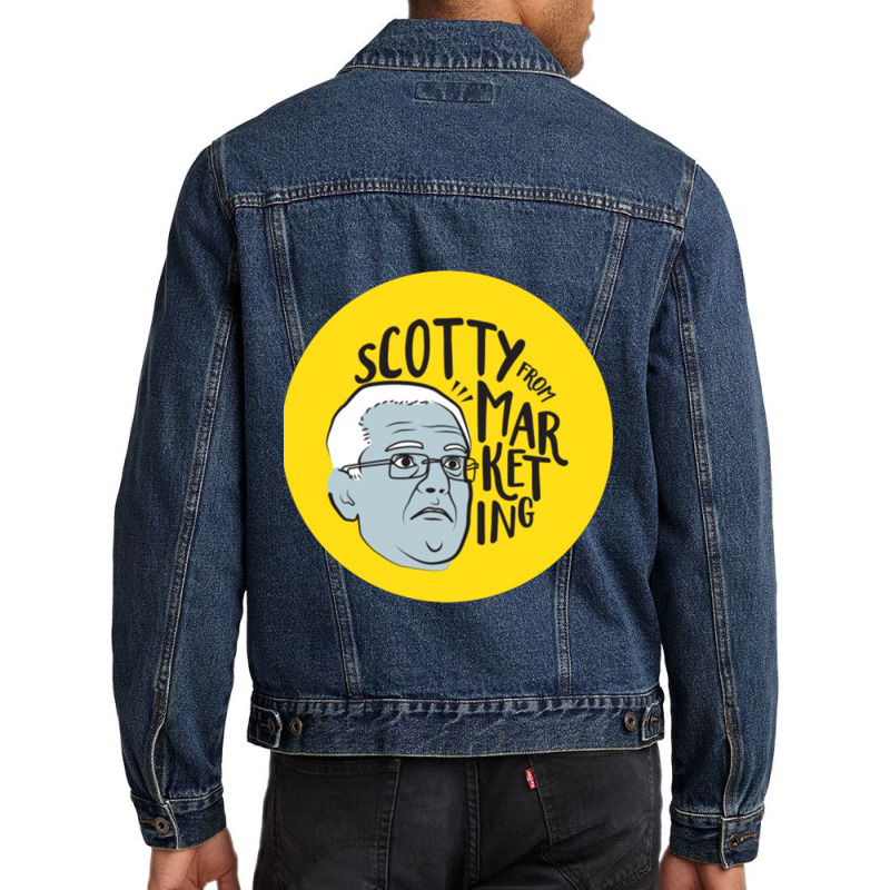 Scott Australian Politics Morrison Men Denim Jacket by cm-arts | Artistshot