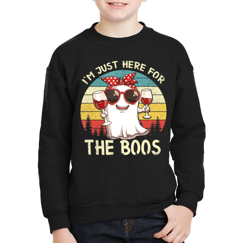 I'm Just Here For The Boos Halloween Outfit Women Youth Sweatshirt | Artistshot