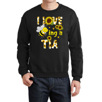 I Love Being A Tia Sunflower Bee, Mother's Day Crewneck Sweatshirt | Artistshot