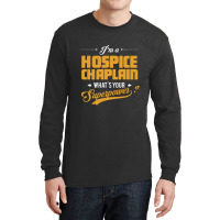 Hospice Chaplain Long Sleeve Shirts | Artistshot