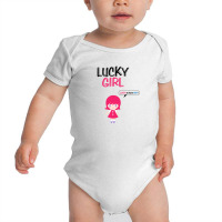 Lucky Girl (lucky Girl - Lucky Guy Couples Design) Baby Bodysuit | Artistshot