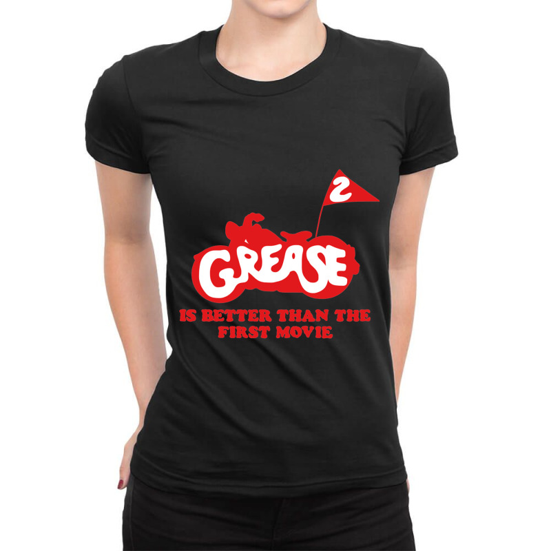 Grease 2 (3) Ladies Fitted T-Shirt by cm-arts | Artistshot