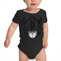 Transformers Optimus Prime Big Face V-neck Baby Bodysuit | Artistshot