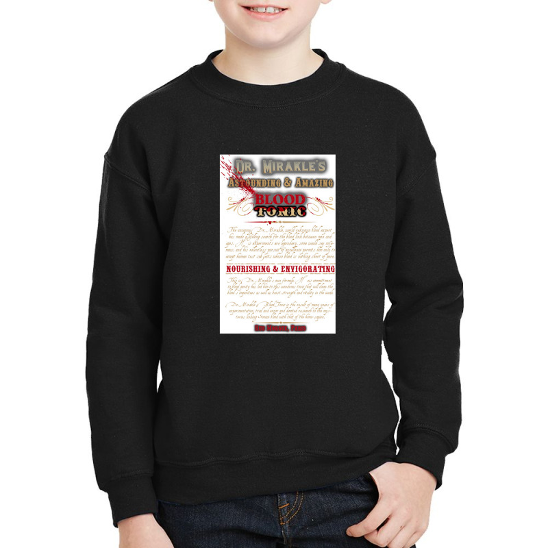 Dr Mirakle's Blood Tonic   Lugosi Youth Sweatshirt by bazgrafton | Artistshot