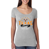 Vintage Classic Style Texas Lone Star Longhorn Design Tank Top Women's Triblend Scoop T-shirt | Artistshot