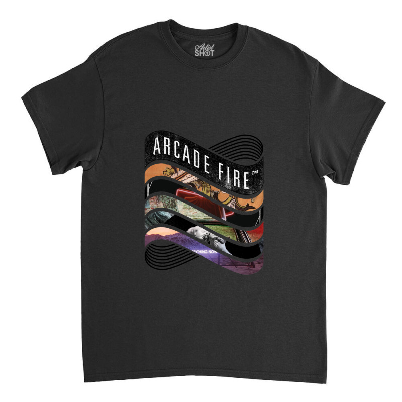 Arcade Fire - Discography Essential 1 Classic T-shirt by DebbieElliott | Artistshot