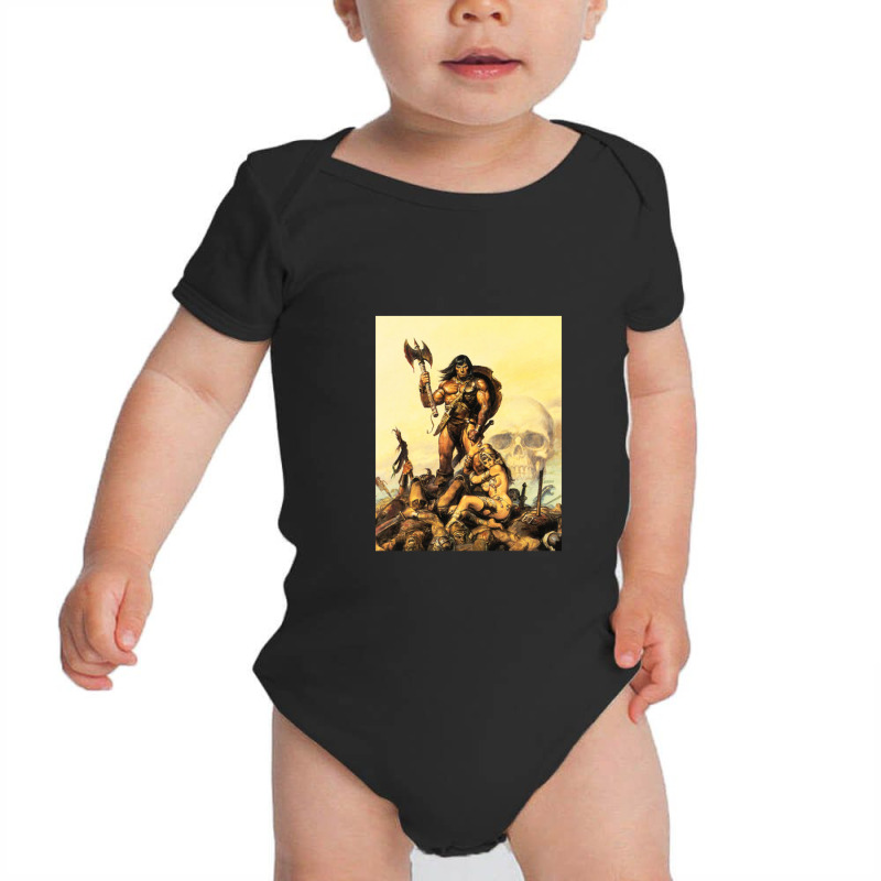 Conan The Barbarian 5 Conan The Barbarian Baby Bodysuit by saterseim | Artistshot