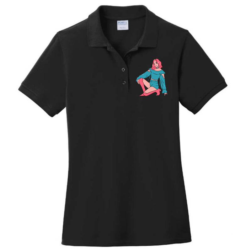 Grease Ladies Polo Shirt by cm-arts | Artistshot