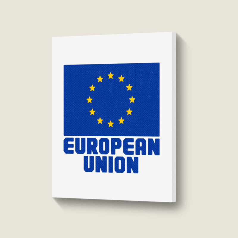 European Union Portrait Canvas Print | Artistshot