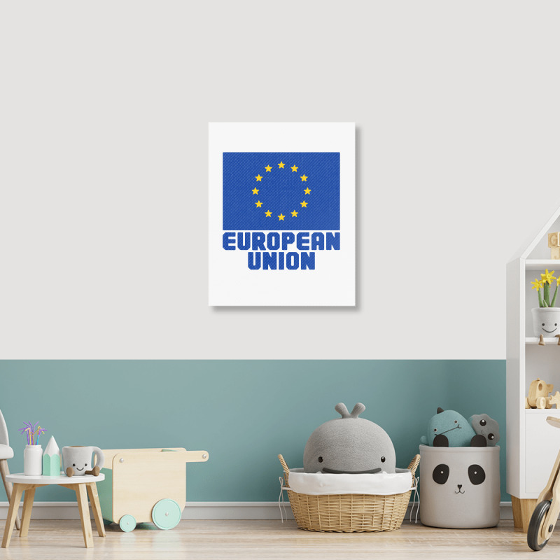 European Union Portrait Canvas Print | Artistshot