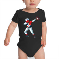 Baseball Dabbing Dominican Republic Player Catcher Pitcher Baby Bodysuit | Artistshot