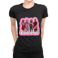 Pink Ladies Grease 2 Michelle Pfeiffer - Think Pink Ladies Fitted T-shirt | Artistshot