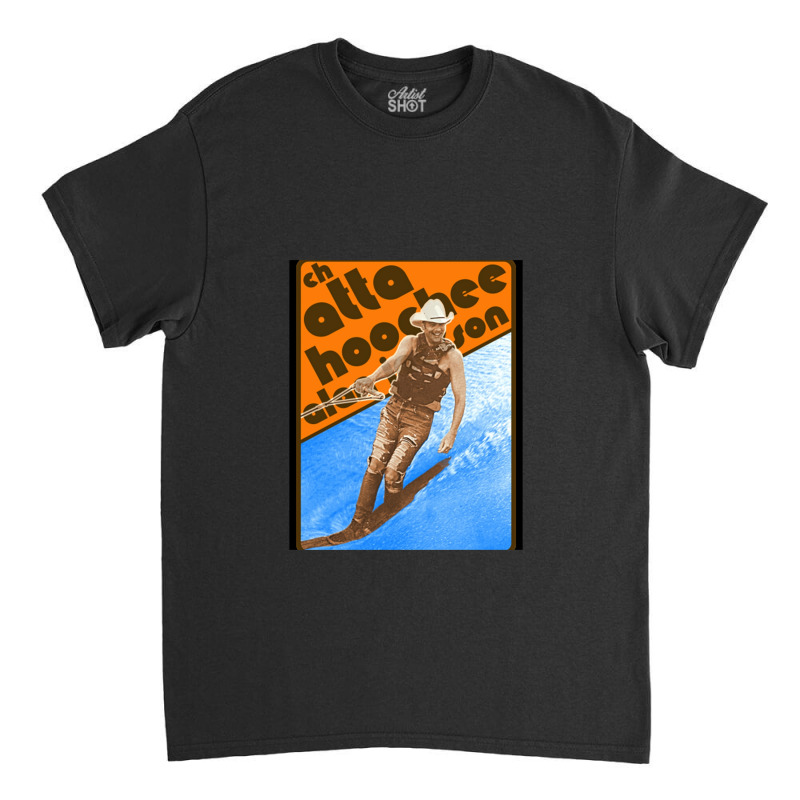 Alan Jackson Chattahoochee Waterskiing Retro Classic T-shirt by KristyMelton | Artistshot