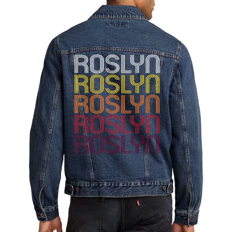 Roslyn, Ny Vintage Style New York Men Denim Jacket by Mello Greenwood | Artistshot