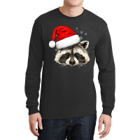 Raccoon Spirit Animal Christmas Raccoon Ringtails Lovers Long Sleeve Shirts | Artistshot