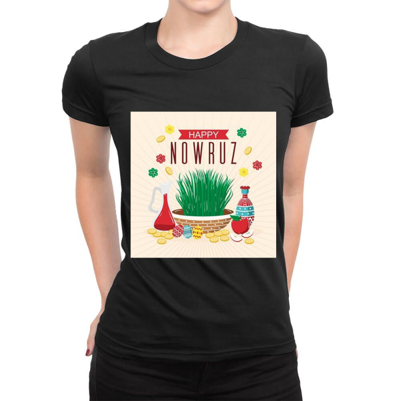 Nowruz. Ladies Fitted T-Shirt by DHEERAJGOODWIN | Artistshot