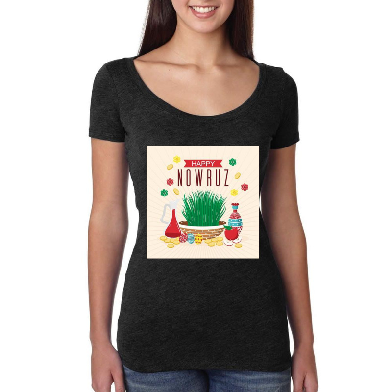 Nowruz. Women's Triblend Scoop T-shirt by DHEERAJGOODWIN | Artistshot