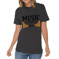 Music Literacy Matters  (2) Vintage T-shirt | Artistshot