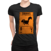 Inscryption Psychological Horror Squirrel Card Game Halloween Scary Sp Ladies Fitted T-shirt | Artistshot