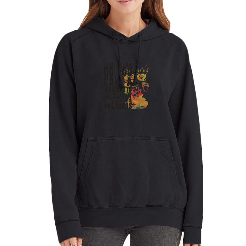 Ragnaros-game Wordart Vintage Hoodie by cm-arts | Artistshot