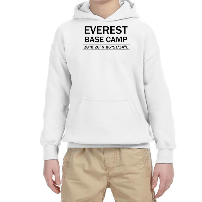 Womens Mt Everest Base Camp Coordinates Tshirt V Neck T Shirt Youth Hoodie by cm-arts | Artistshot