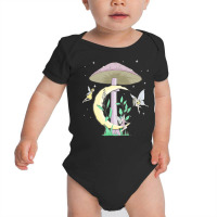 Fairycore Aesthetic Fairy Core Grunge Mushroom Moon Fairies T Shirt Baby Bodysuit | Artistshot